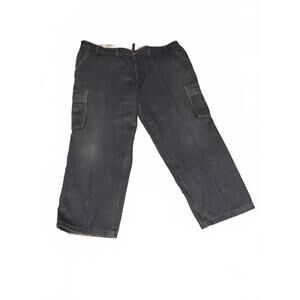 Men's Cargo Denim Shorts Size 48 - Tri-Waist Comfort System